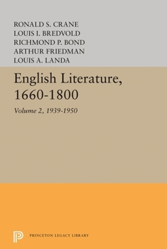 Paperback English Literature, Volume 2: 1939-1950 Book