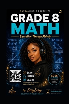 Paperback Grade 8 Math: Education Through Melody!: SaySayMusic Book