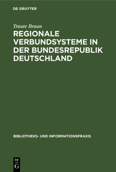 Hardcover Regionale Verbundsysteme in der Bundesrepublik Deutschland [German] Book