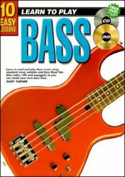 10 Easy Lessons Bass Bk/CD