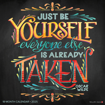 Calendar Be Yourself 2025 12 X 12 Wall Calendar Book