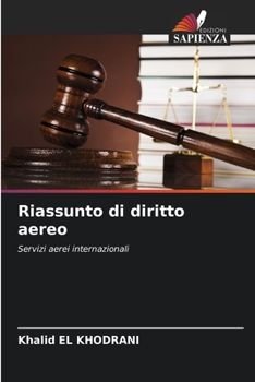 Paperback Riassunto di diritto aereo [Italian] Book