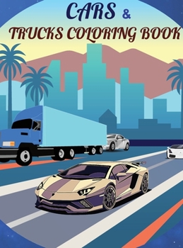 Hardcover Cars & Trucks Coloring Book