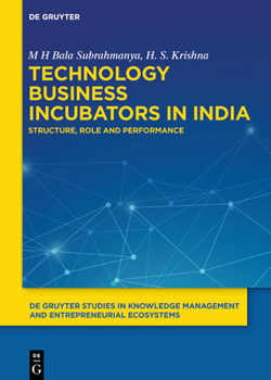 Paperback Technology Business Incubators in India: Structure, Role and Performance Book