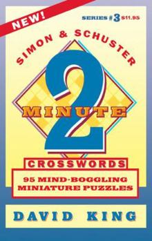 Paperback Simon & Schuster Two-Minute Crosswords Vol. 3 Book