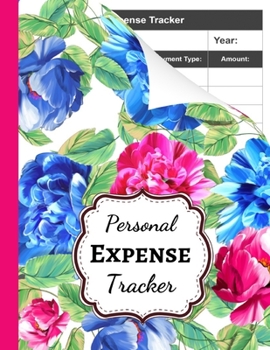 Paperback Personal Expense Tracker: Monthly Budget Planner Organizer / Ledger Book Worksheets / Budgeting Workbook Book