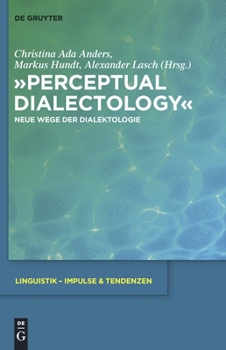 Hardcover "Perceptual Dialectology" [German] Book
