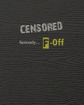 Notebook: 8 x 10 inches, lined paper, 100 pages (censored notebook/journal/composition book).