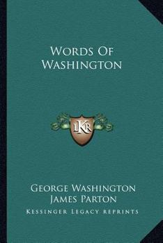 Paperback Words Of Washington Book