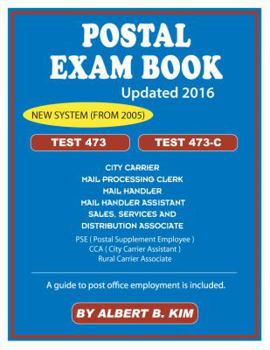 Hardcover Postal Exam Book: For Test 473 and 473-C Book