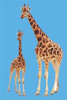 Paperback Mommy And Baby Giraffes Journal Notebook Book