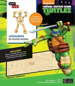 Paperback IncrediBuilds: Teenage Mutant Ninja Turtles: Leonardo 3D Wood Model Book