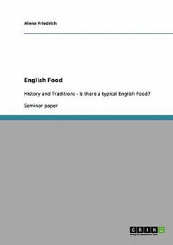 Paperback Typical English Food. Effects of History and Tradition Book