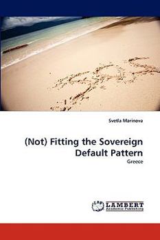 Paperback (Not) Fitting the Sovereign Default Pattern Book