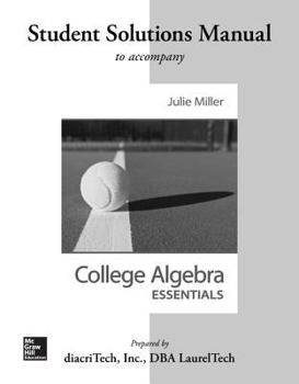 Paperback Students Solutions Manual for College Algebra Essentials Book