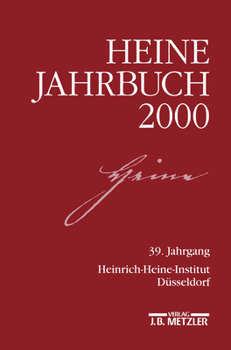 Paperback Heine-Jahrbuch 2000: 39. Jahrgang [German] Book