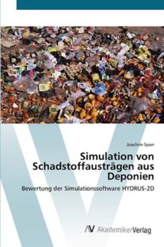 Paperback Simulation von Schadstoffausträgen aus Deponien [German] Book