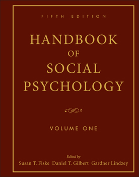 Hardcover Handbook of Social Psychology, Volume 1 Book