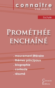 Paperback Fiche de lecture Prométhée enchaîné de Eschyle (Analyse littéraire de référence et résumé complet) [French] Book