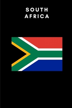 Paperback South Africa: Country Flag A5 Notebook to write in with 120 pages Book