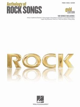 Paperback Anthology of Rock Songs Book