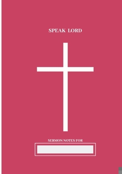 Paperback Sermon Notes: Church Sermons Book