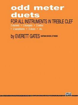 Paperback Odd Meter Duets for All Instruments in Treble Clef Book