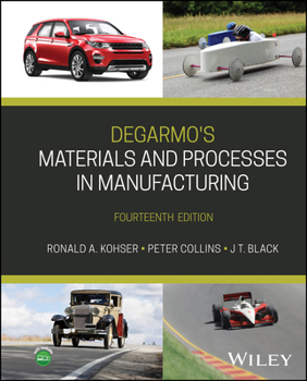 Hardcover Degarmo's Materials and Processes in Manufacturing Book