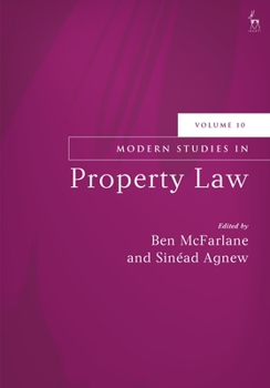 Paperback Modern Studies in Property Law, Volume 10 Book