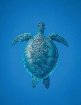 Notebook: College Ruled Composition Notebook  / Underwater Turtle