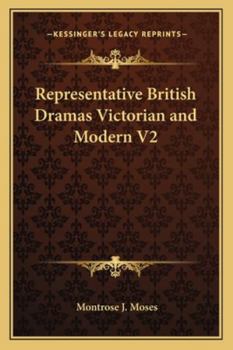 Paperback Representative British Dramas Victorian and Modern V2 Book