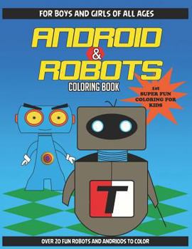 Paperback Android & Robots: Coloring Book