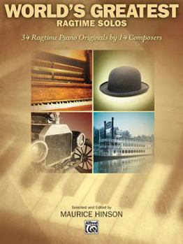 Paperback World's Greatest Ragtime Solos: 34 Ragtime Piano Originals by 14 Composers Book