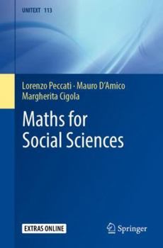 Paperback Maths for Social Sciences Book