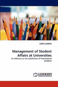 Paperback Management of Student Affairs at Universities Book