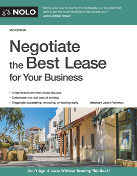 Paperback Negotiate the Best Lease for Your Business Book