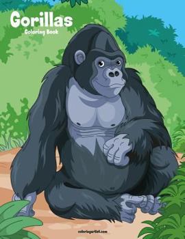 Paperback Gorillas Coloring Book 1 Book
