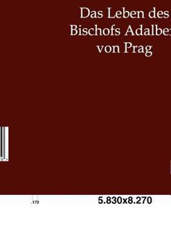 Paperback Das Leben des Bischofs Adalbert von Prag [German] Book