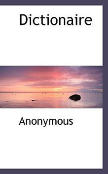 Paperback Dictionaire [French] Book