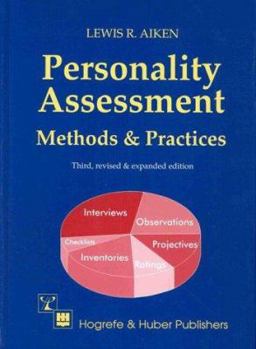 Hardcover Personality Assessment: Methods and Practices Book