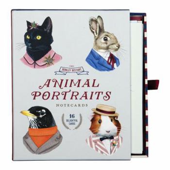 Misc. Supplies Berkley Bestiary Animal Portrait Greeting Card Assortment Book