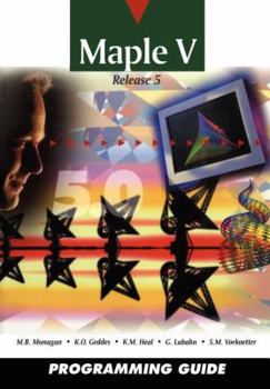 Paperback Maple V Programming Guide Book
