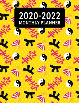 Paperback 2020-2022 Planner: 3 Year Planner - 36 Month Calendar Planner Diary for Next Three Years With Notes - Karate And Martial Arts (8.5"x11") Book