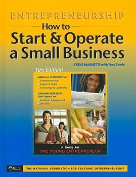 Hardcover Entrepreneurship: How to Start & Operate a Small Business Book