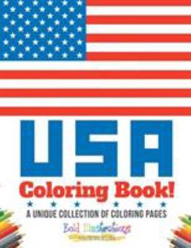 Paperback USA Coloring Book! A Unique Collection Of Coloring Pages Book