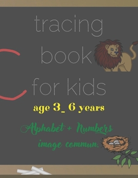 Paperback Tracing book for preschoolers kids handwriting age 3 - 6 Book