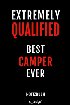 Notizbuch für Camper: Originelle Geschenk-Idee [120 Seiten gepunktet Punkte-Raster blanko Papier] (German Edition)