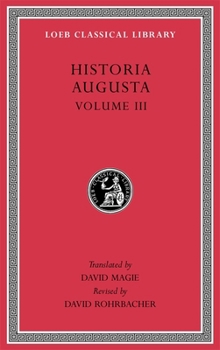 Hardcover Historia Augusta, Volume III Book