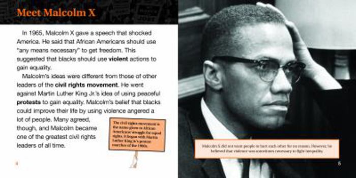 Library Binding Meet Malcolm X Book