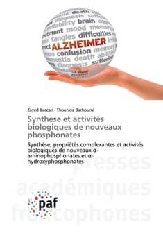 Paperback Synthèse et activités biologiques de nouveaux phosphonates [French] Book